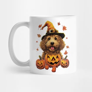 Halloween Golden Doodle Mug